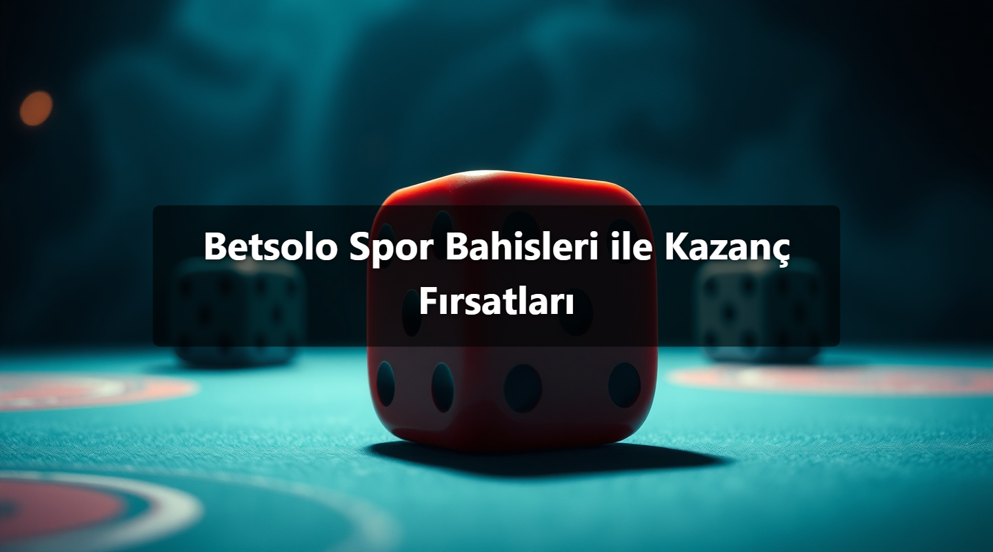 Betsolo Spor Bahisleri ile Kazanç Fırsatları